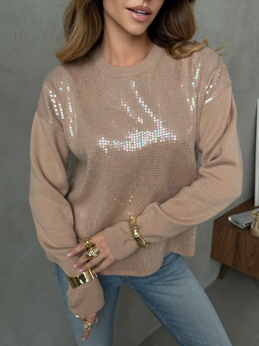 Кофта нарядная оверсайз осень