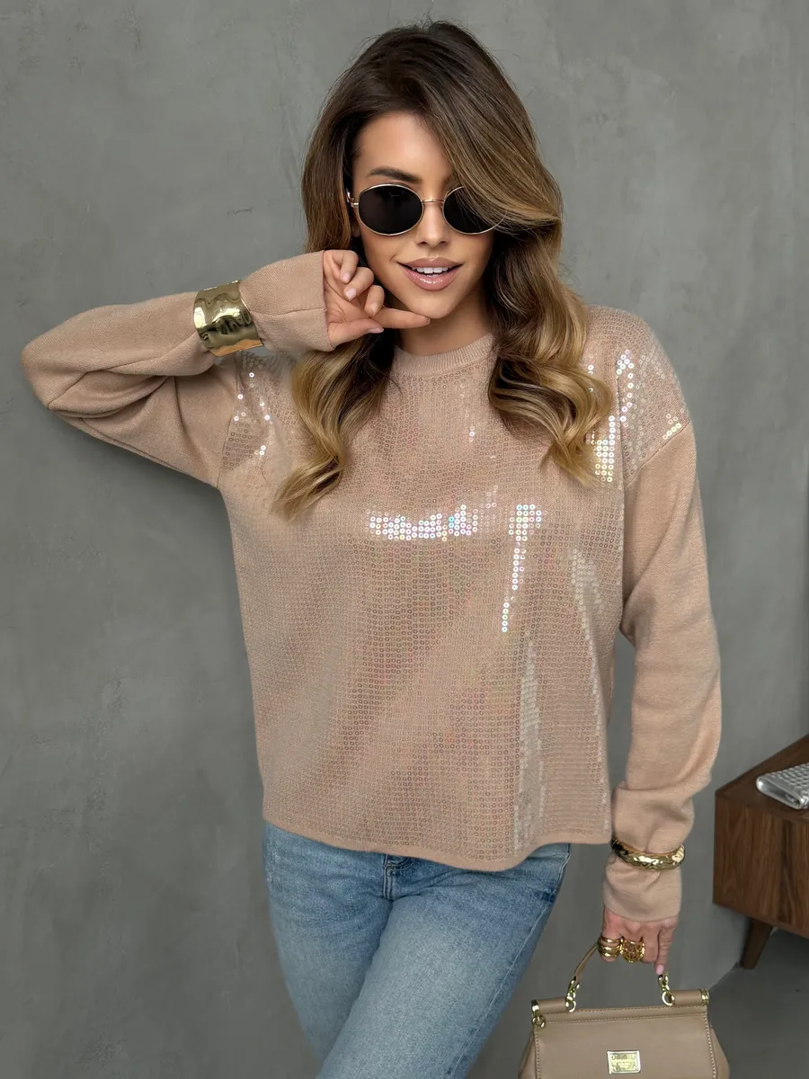 Кофта нарядная оверсайз осень