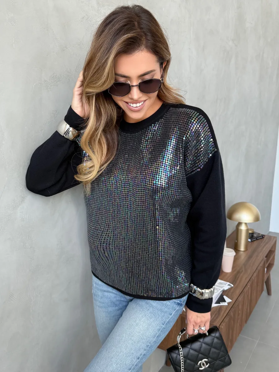 Кофта нарядная оверсайз осень