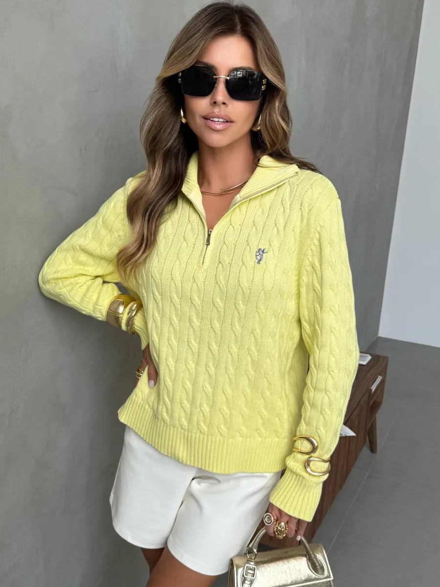 Желтая кофта теплая нарядная трикотажная