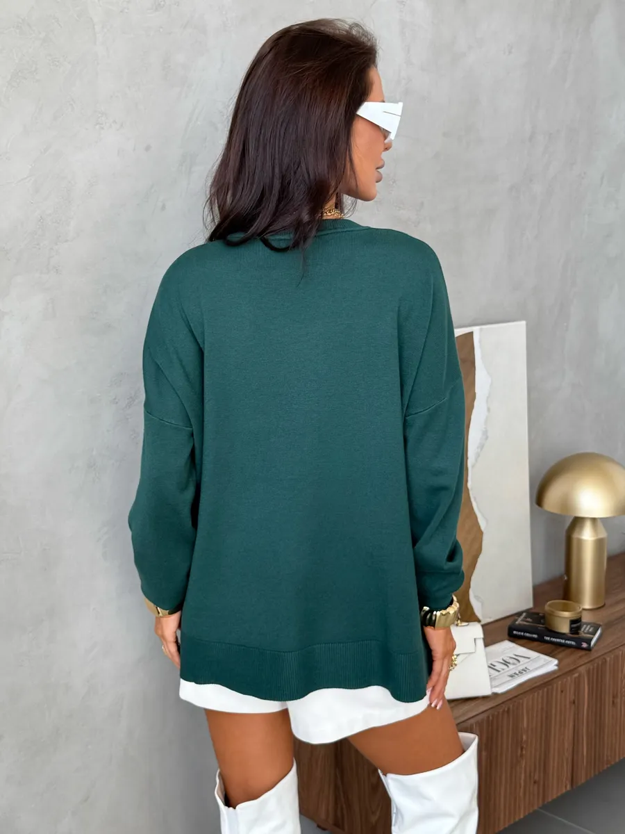 Зеленая кофта теплая нарядная