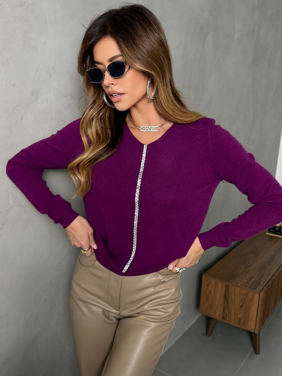 Кофта теплая нарядная трикотажная