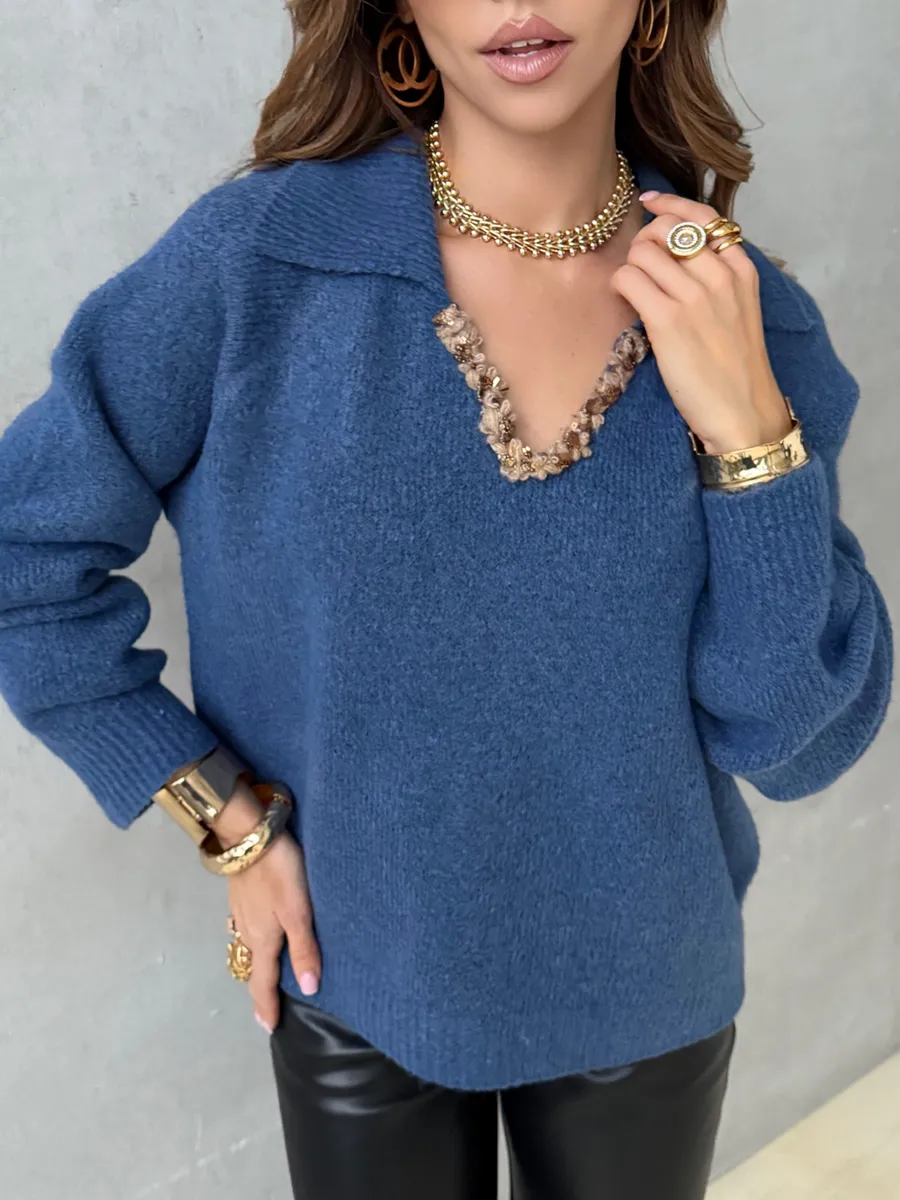 Кофта теплая трикотажная