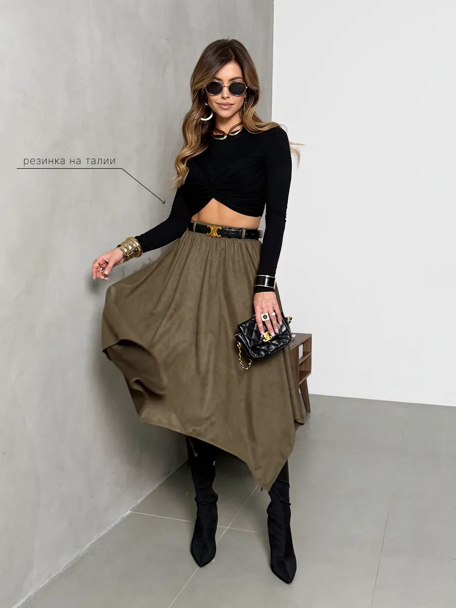 Юбка длинная на осень