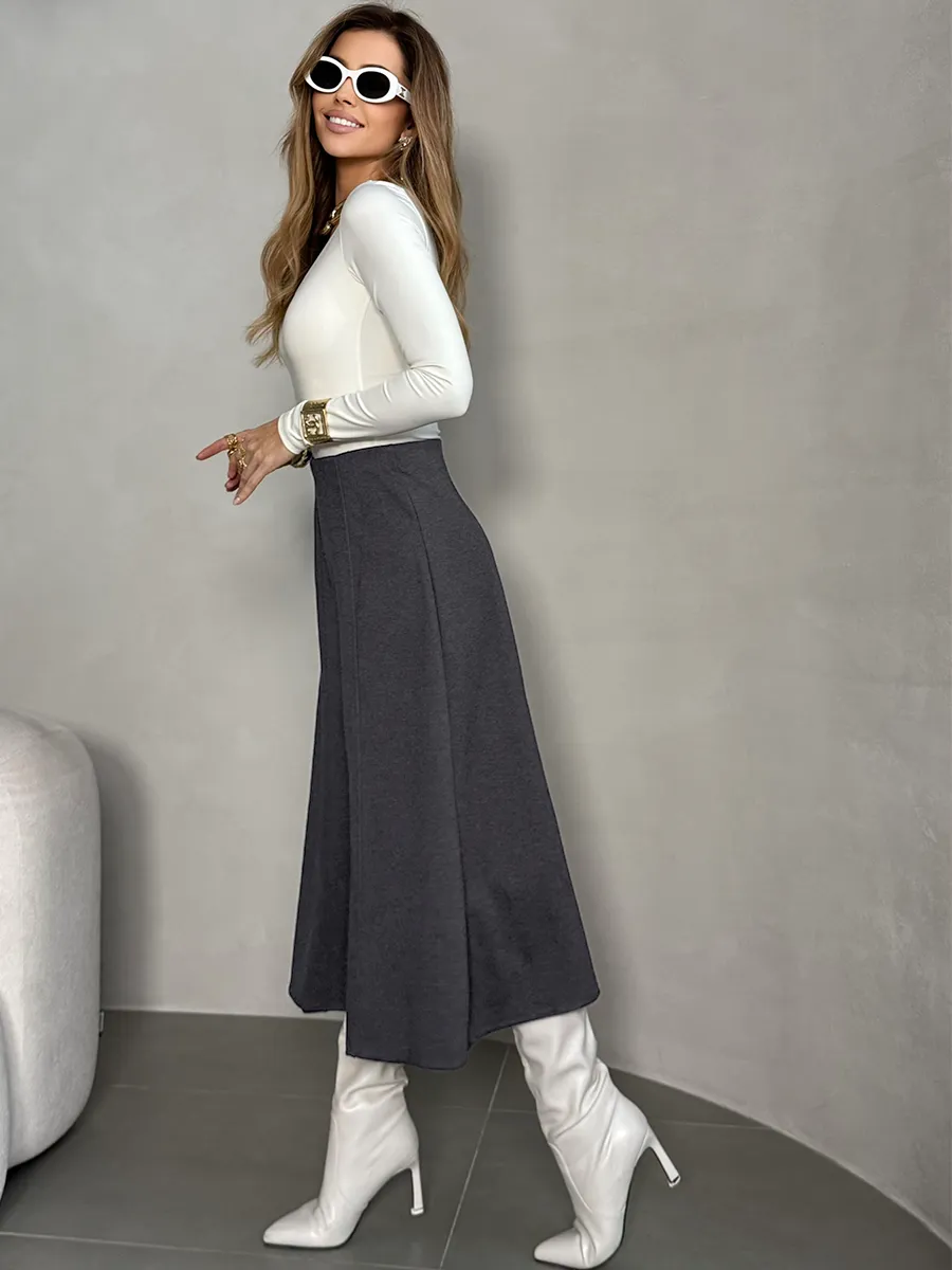 Юбка теплая длинная