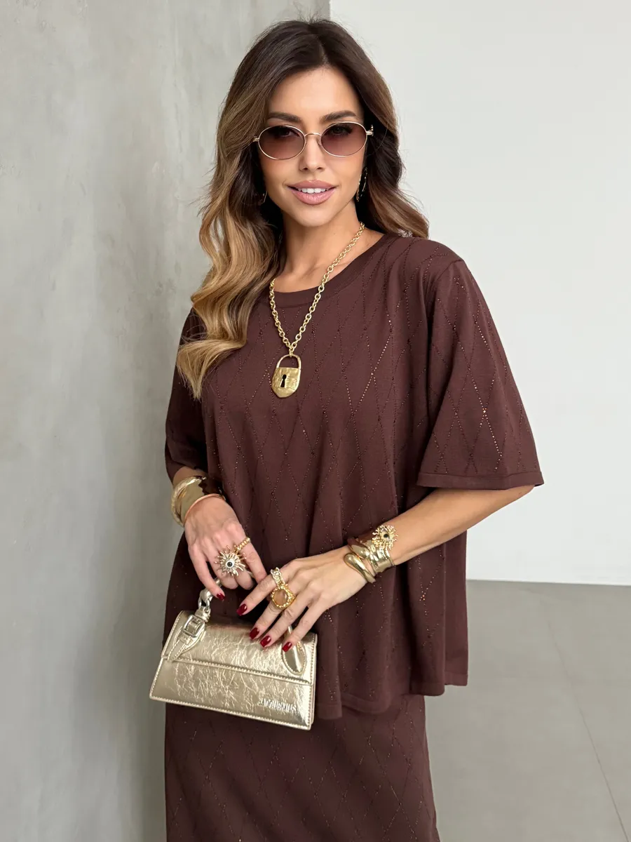 Костюм с юбкой праздничный нарядный теплый трикотажный