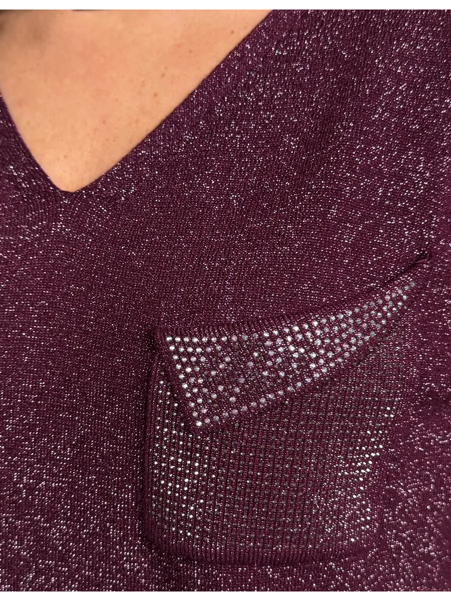 Бордовая кофта нарядная больших размеров