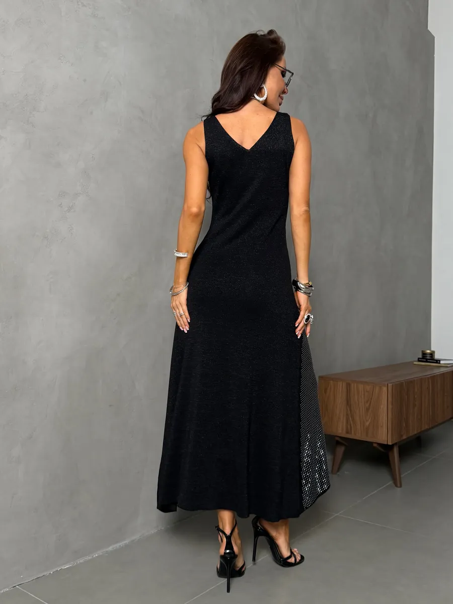 Черное платье праздничное вечернее