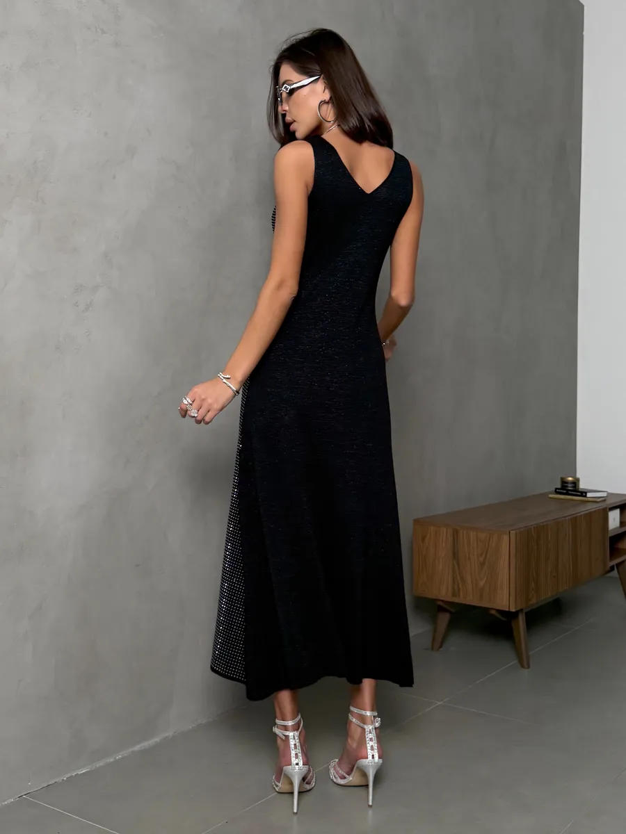 Черное платье праздничное вечернее