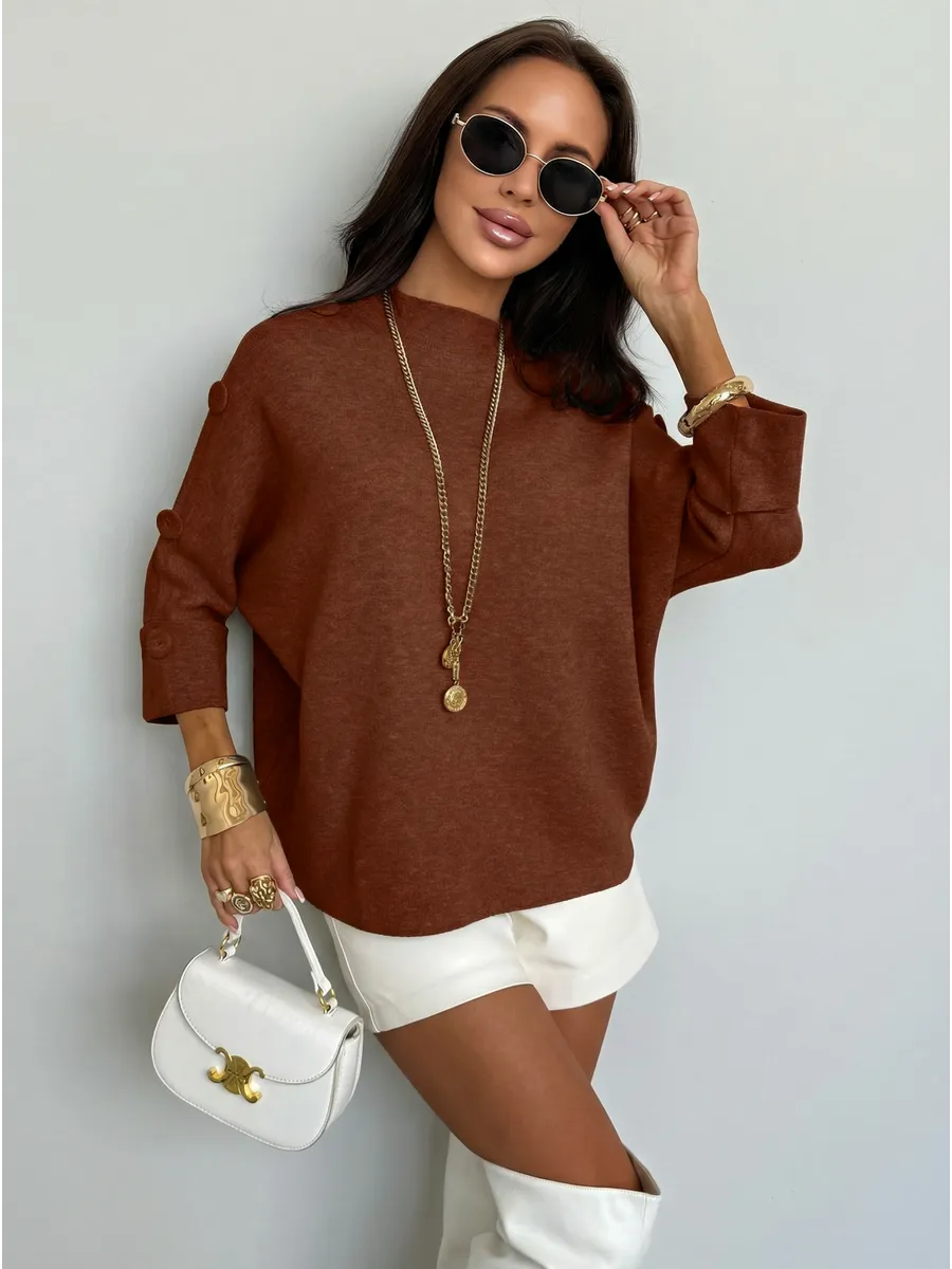 Кофта теплая оверсайз