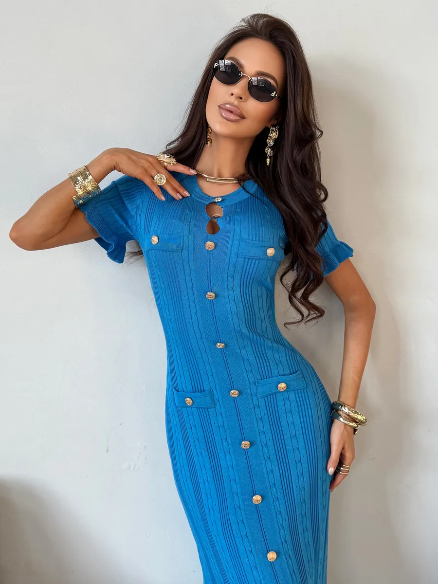 Праздничное длинное платье офисное макси