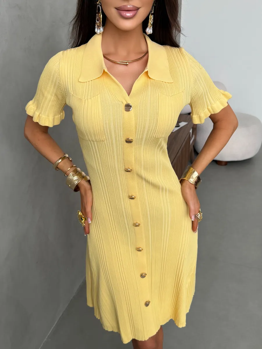 Платье вязаное трикотажное лапша короткое мини