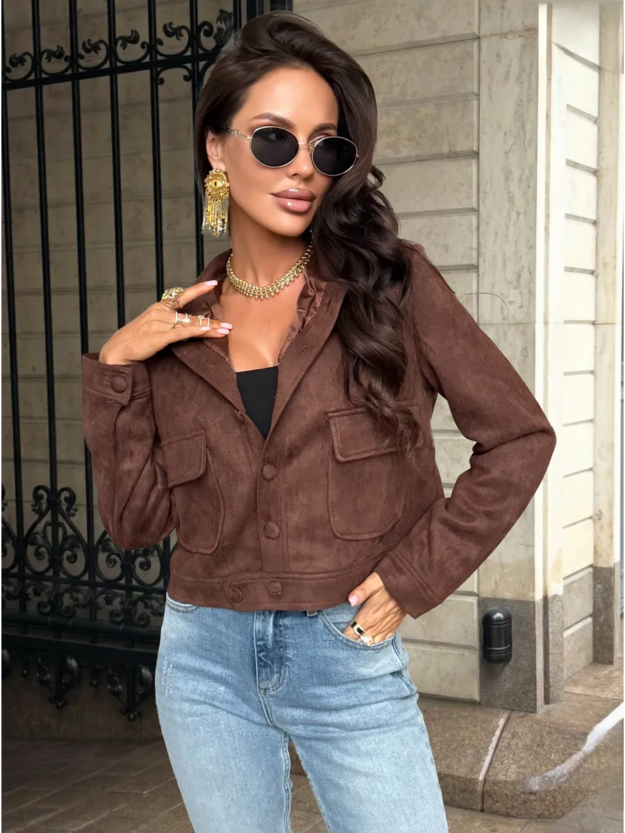 Куртка демисезонная замшевая