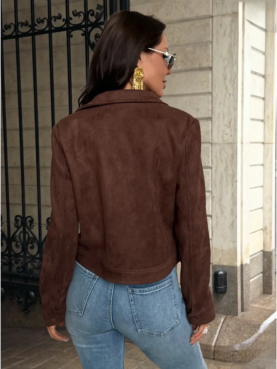 Куртка демисезонная замшевая