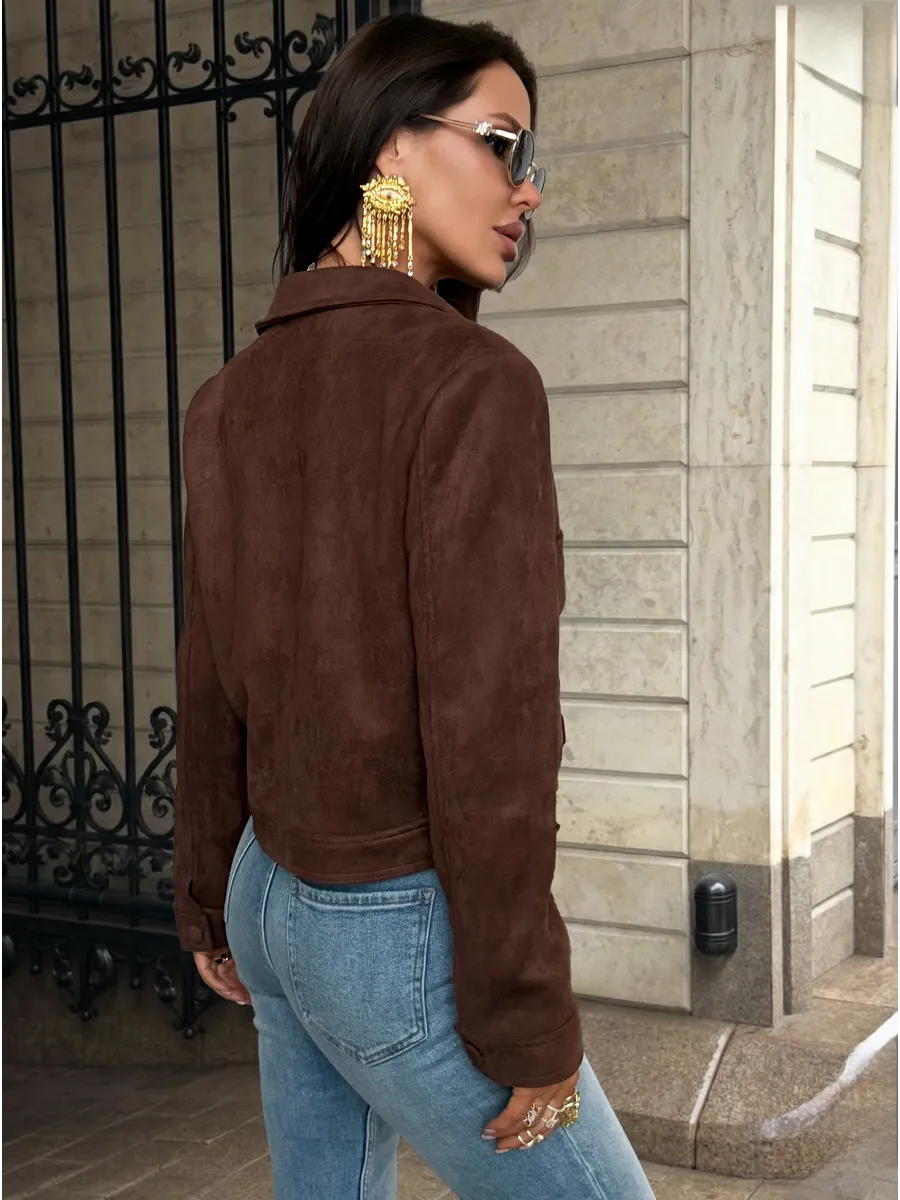 Куртка демисезонная замшевая