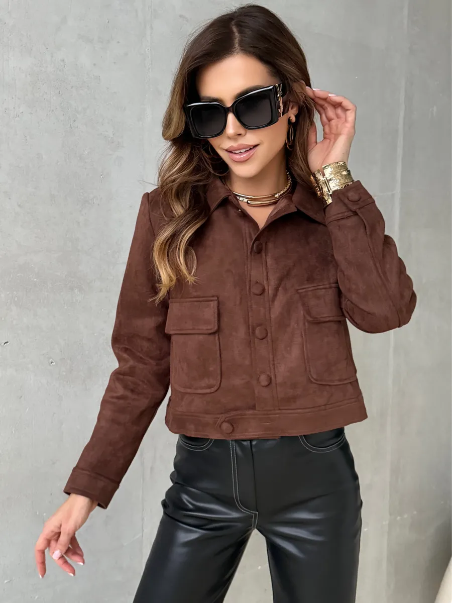 Куртка демисезонная замшевая