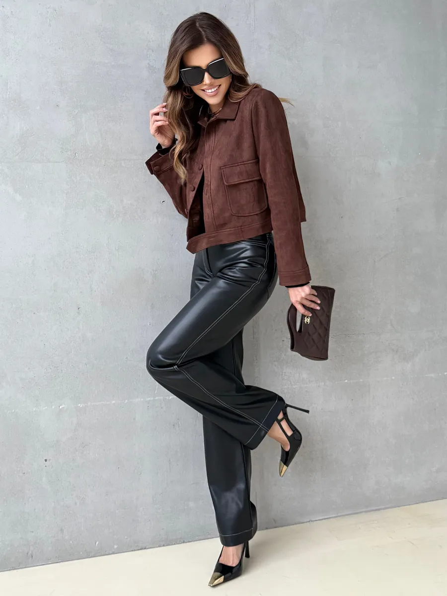 Куртка демисезонная замшевая