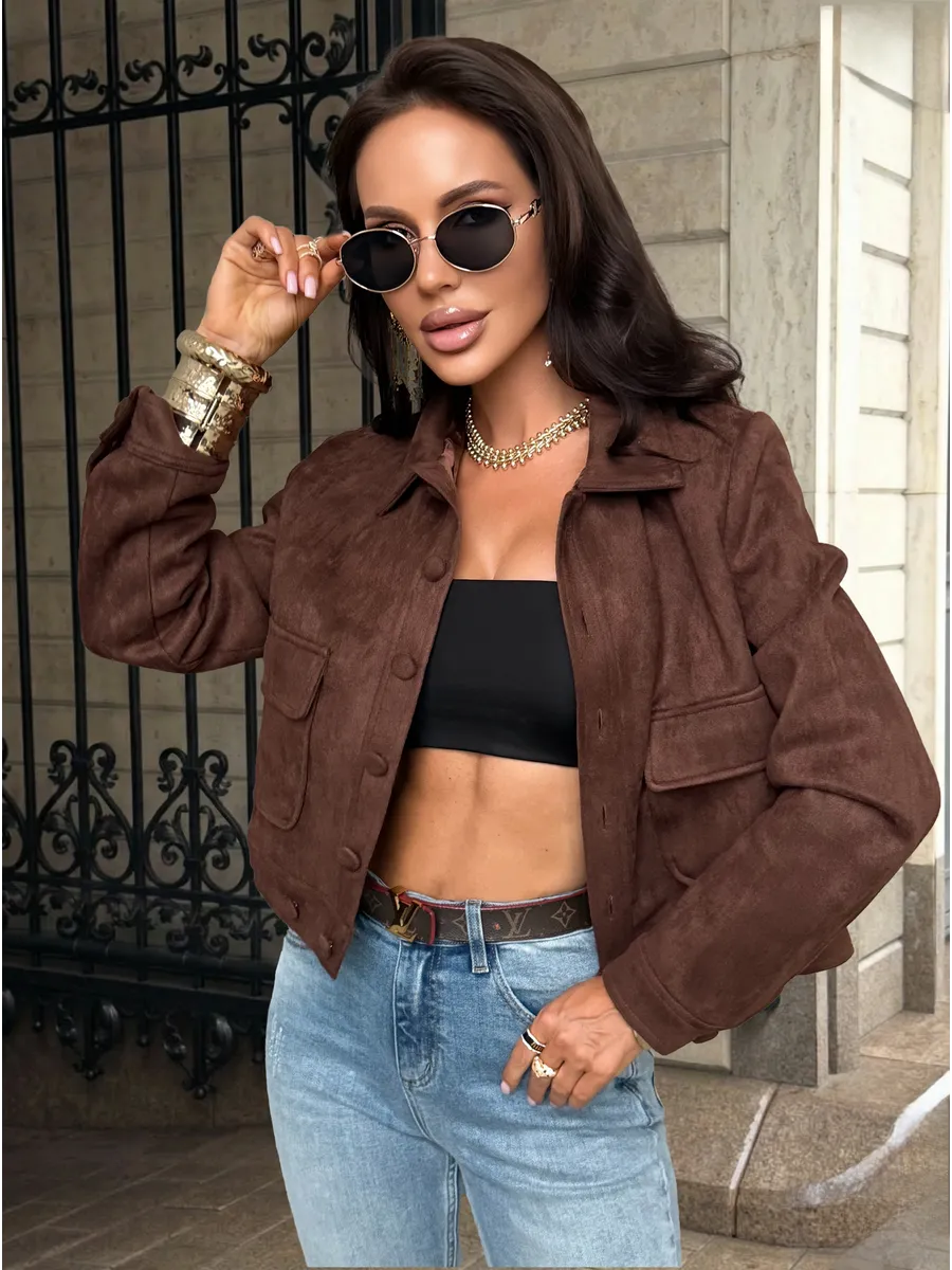 Куртка демисезонная замшевая