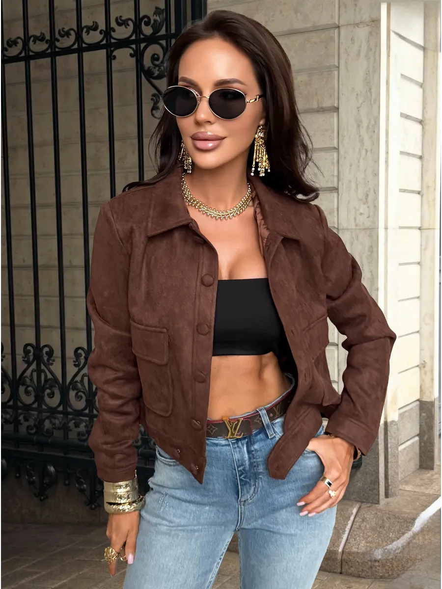 Куртка демисезонная замшевая