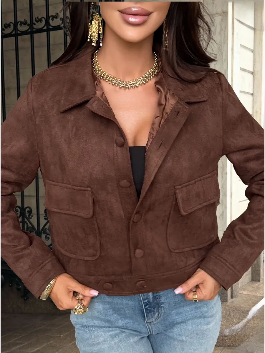 Куртка демисезонная замшевая