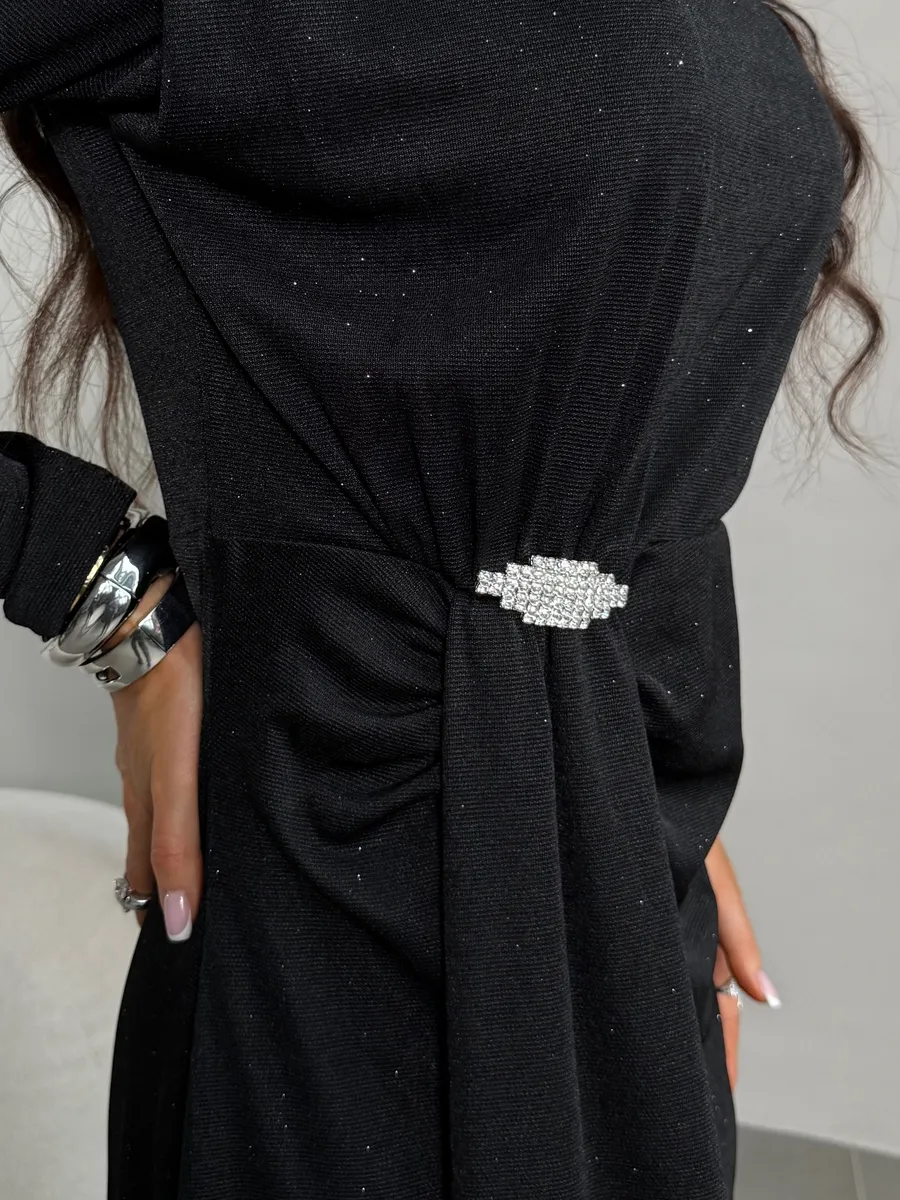 Черное платье праздничное вечернее