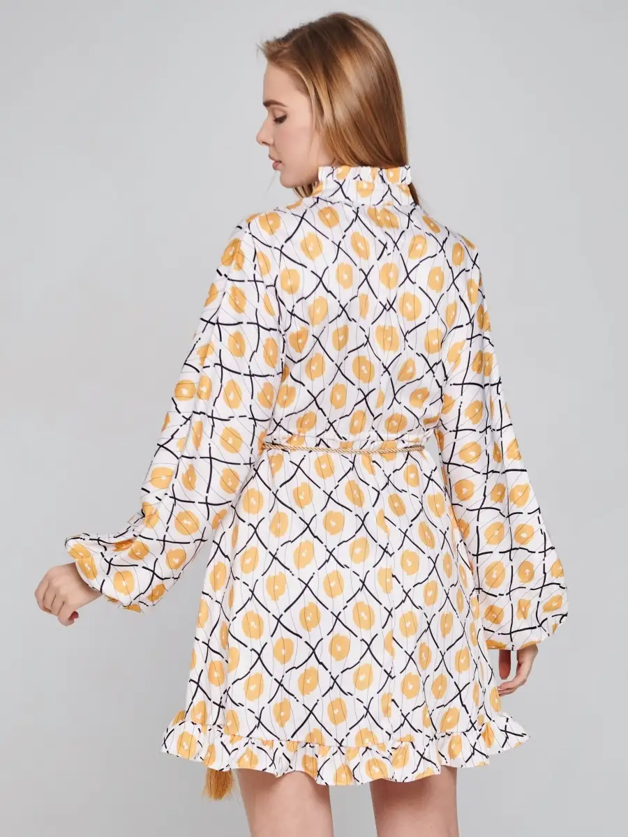 Желтое платье женское для девочки вечернее нарядное офисное