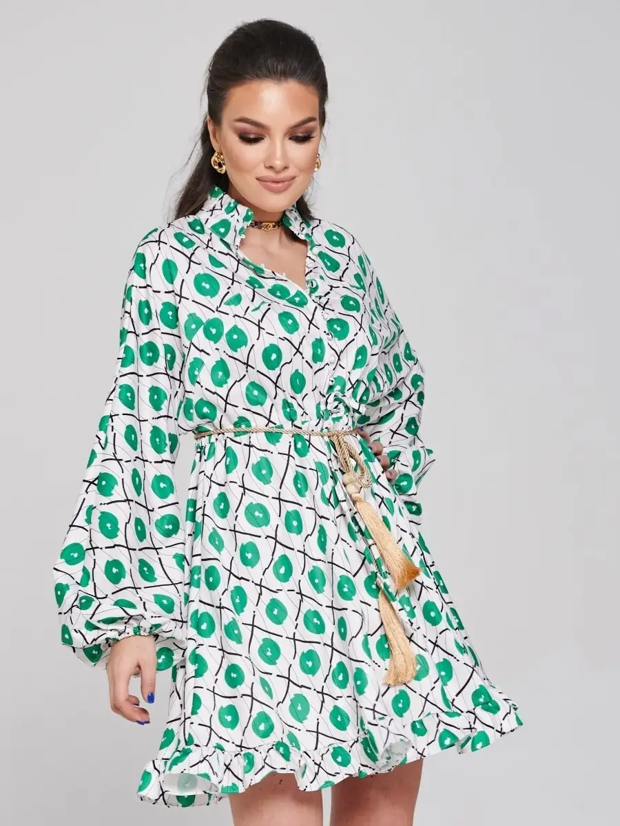 Зеленое платье женское для девочки вечернее нарядное офисное