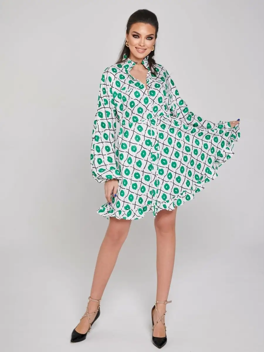 Зеленое платье женское для девочки вечернее нарядное офисное