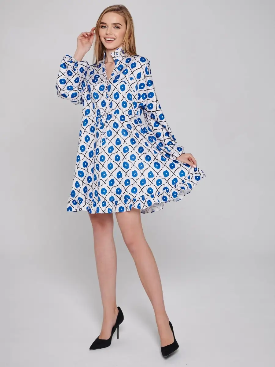 Синее платье женское для девочки вечернее нарядное офисное