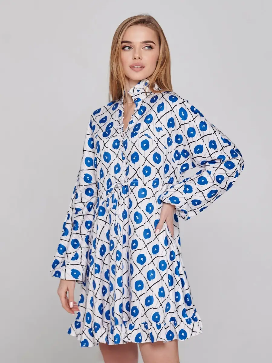 Синее платье женское для девочки вечернее нарядное офисное