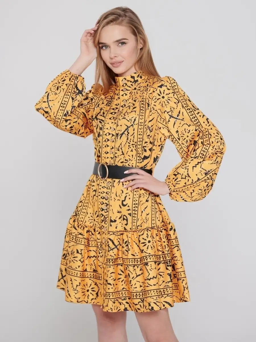 Желтое платье женское для девочки вечернее а силуэт офисное