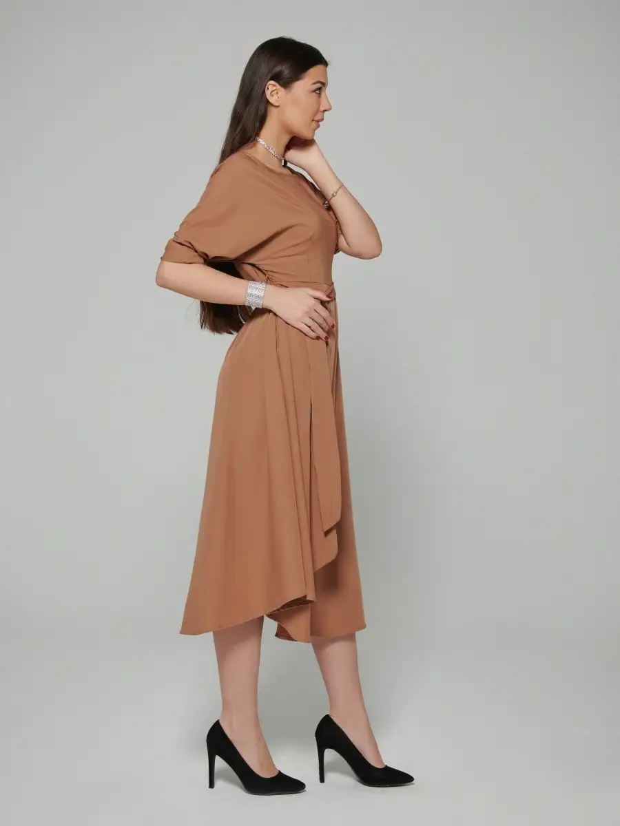 Капучино платье женское повседневное праздничное