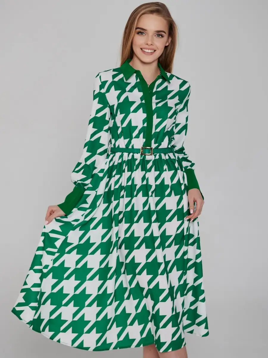 Зеленое платье женское для девочки летнее