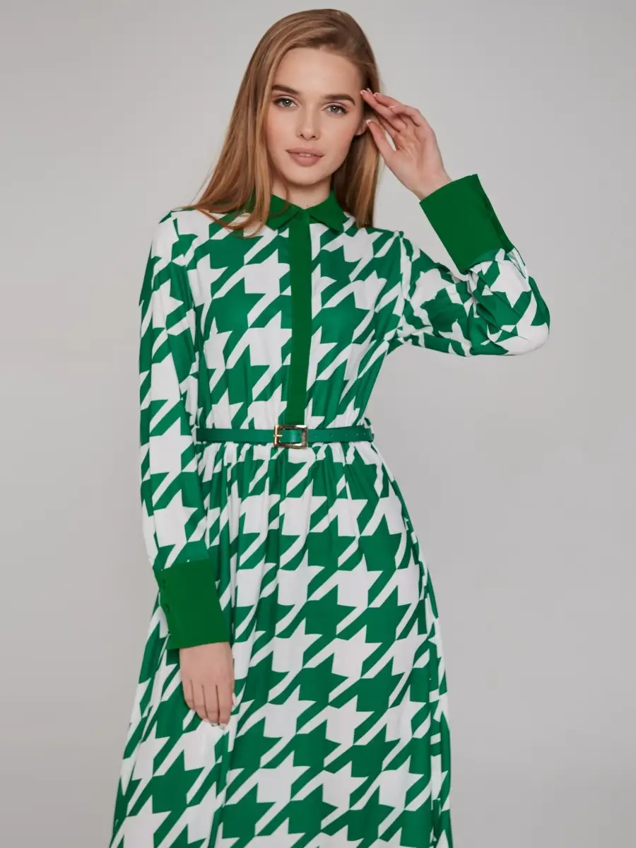 Зеленое платье женское для девочки летнее