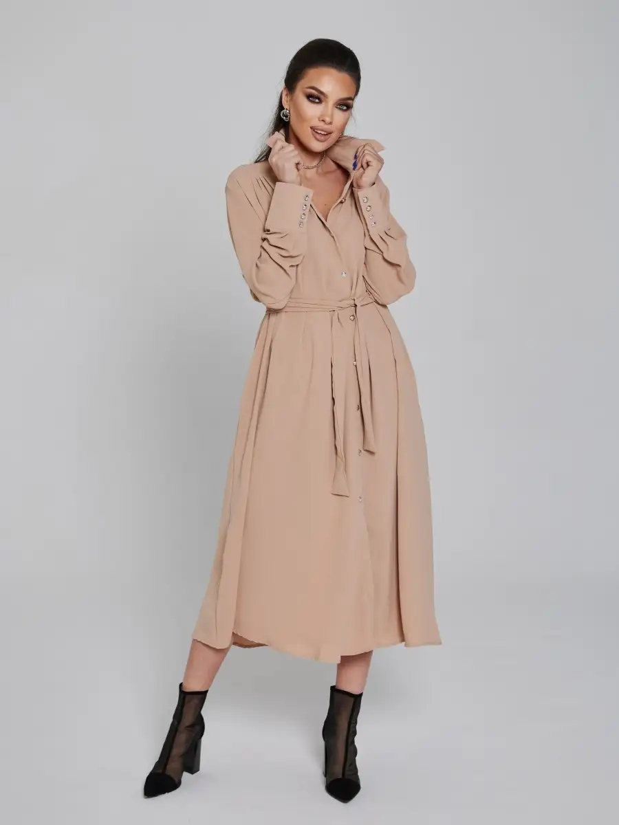 Платье женское шифоновое свободное нарядное