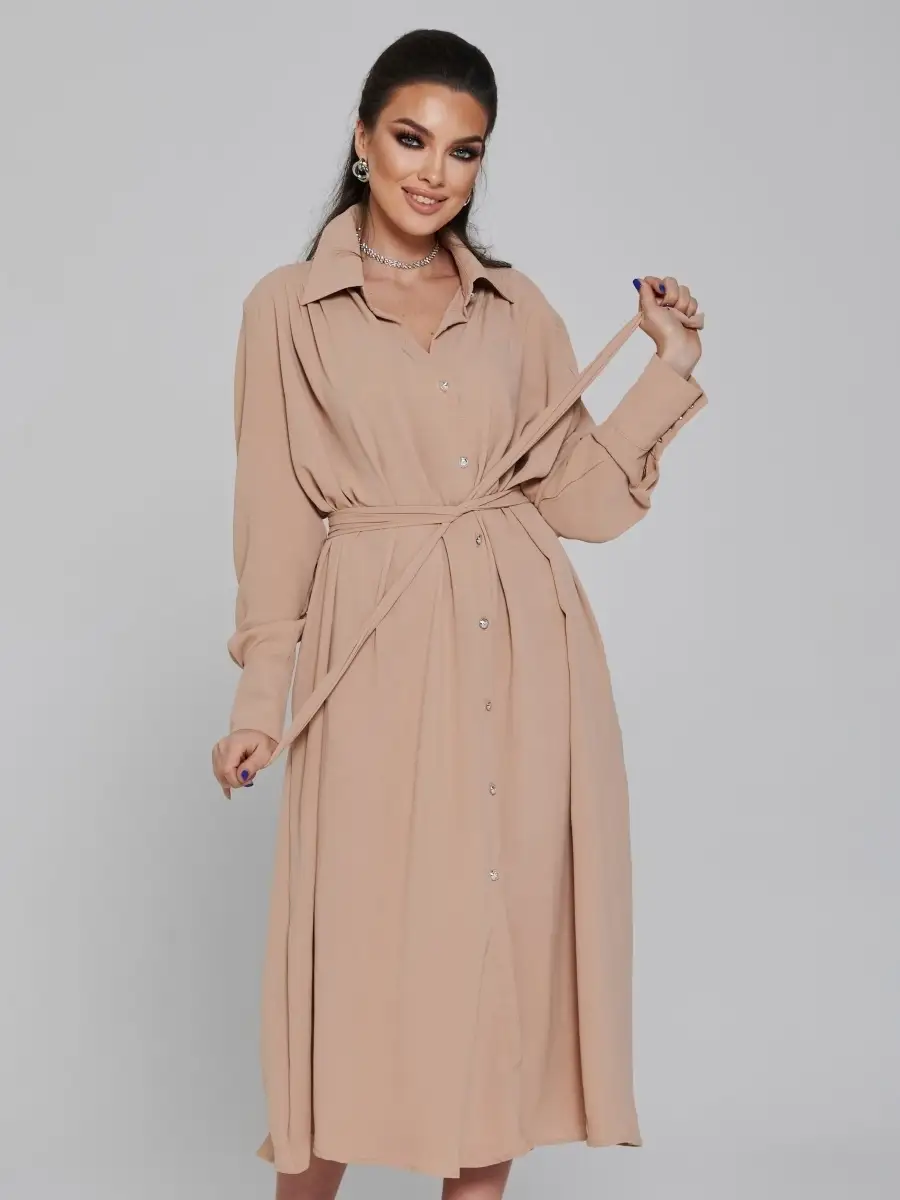 Платье женское шифоновое свободное нарядное