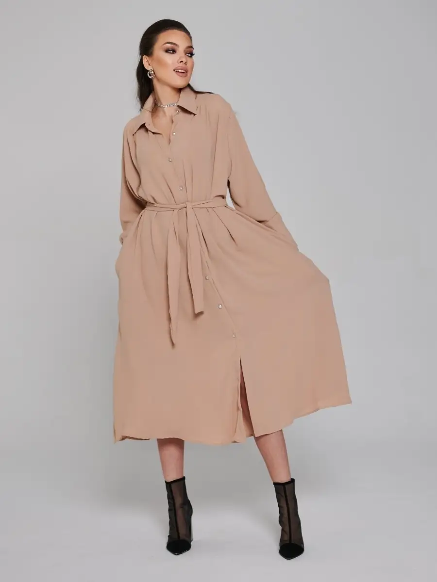 Платье женское шифоновое свободное нарядное