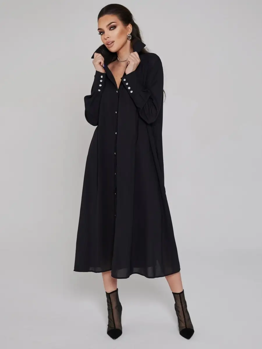 Платье женское шифоновое свободное нарядное