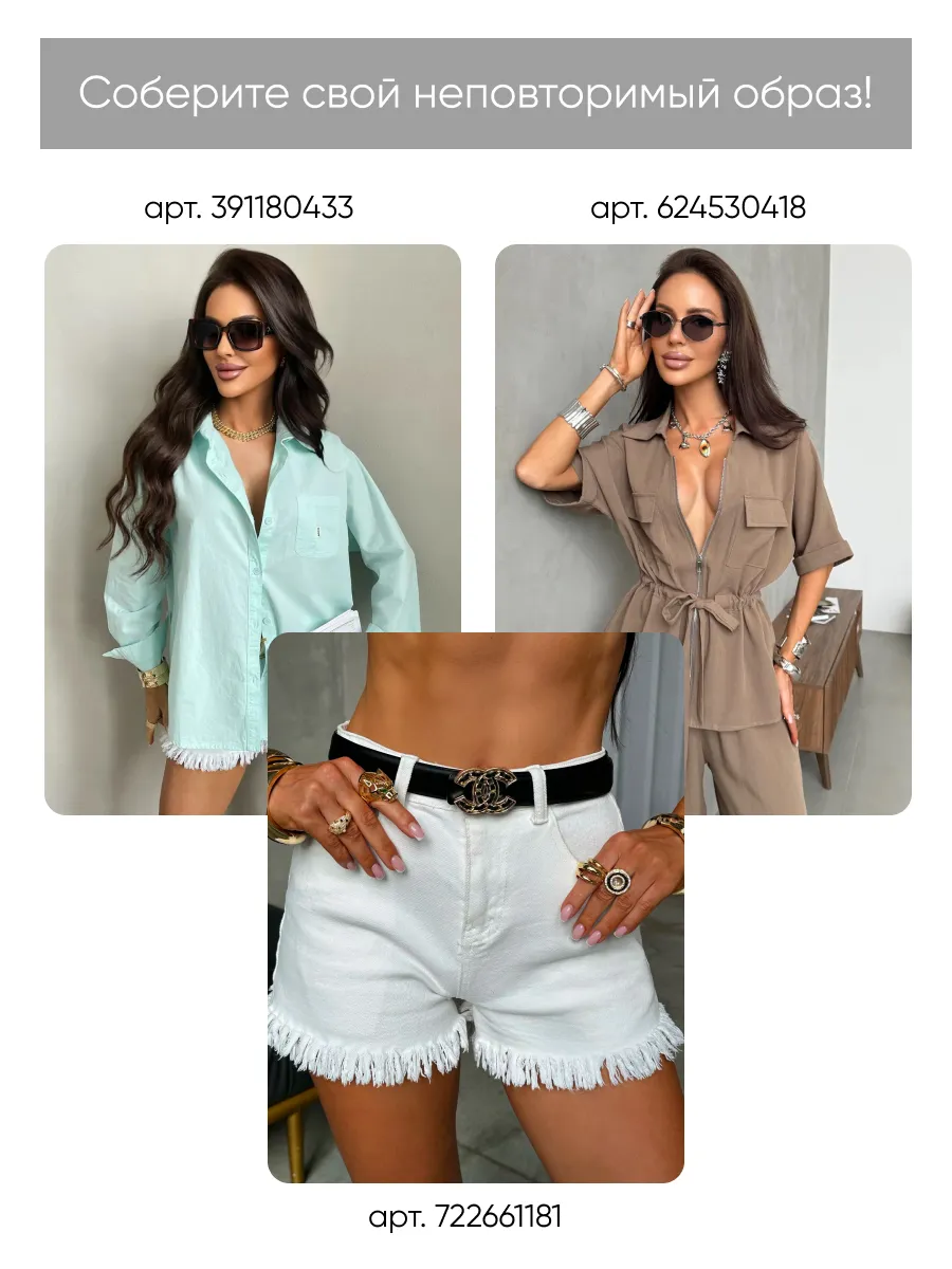 Коричневая льняная офисная рубашка оверсайз с коротким рукавом