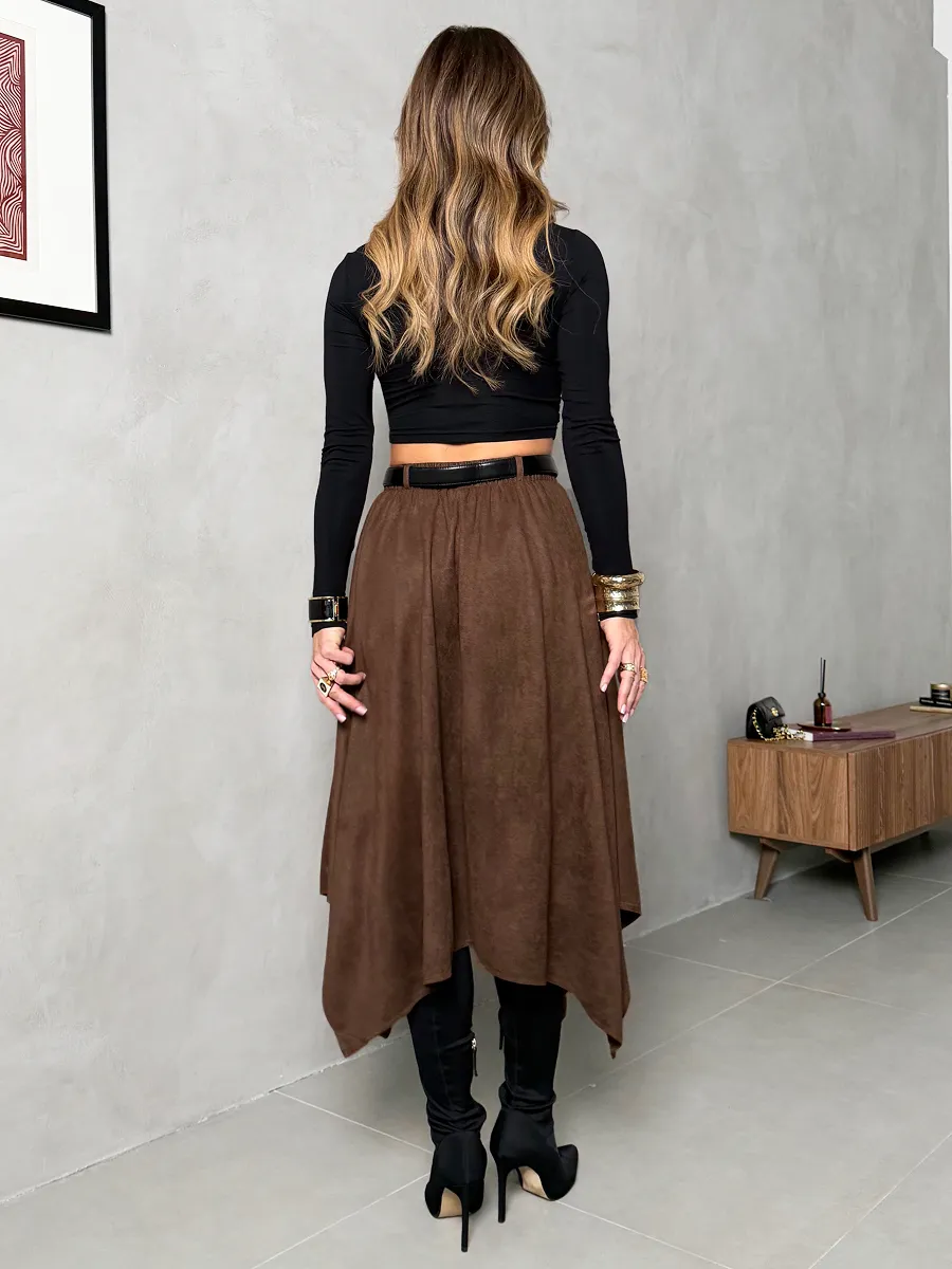 Юбка длинная на осень