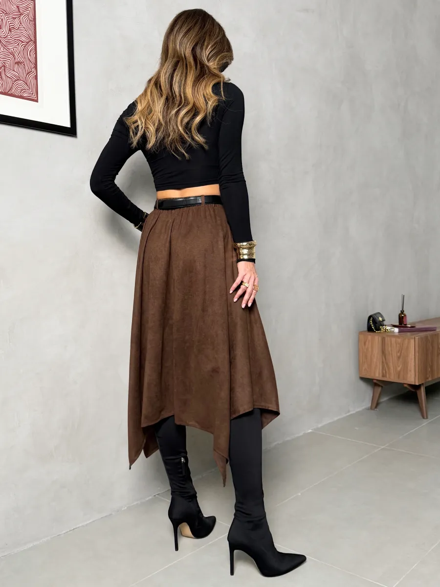 Юбка длинная на осень