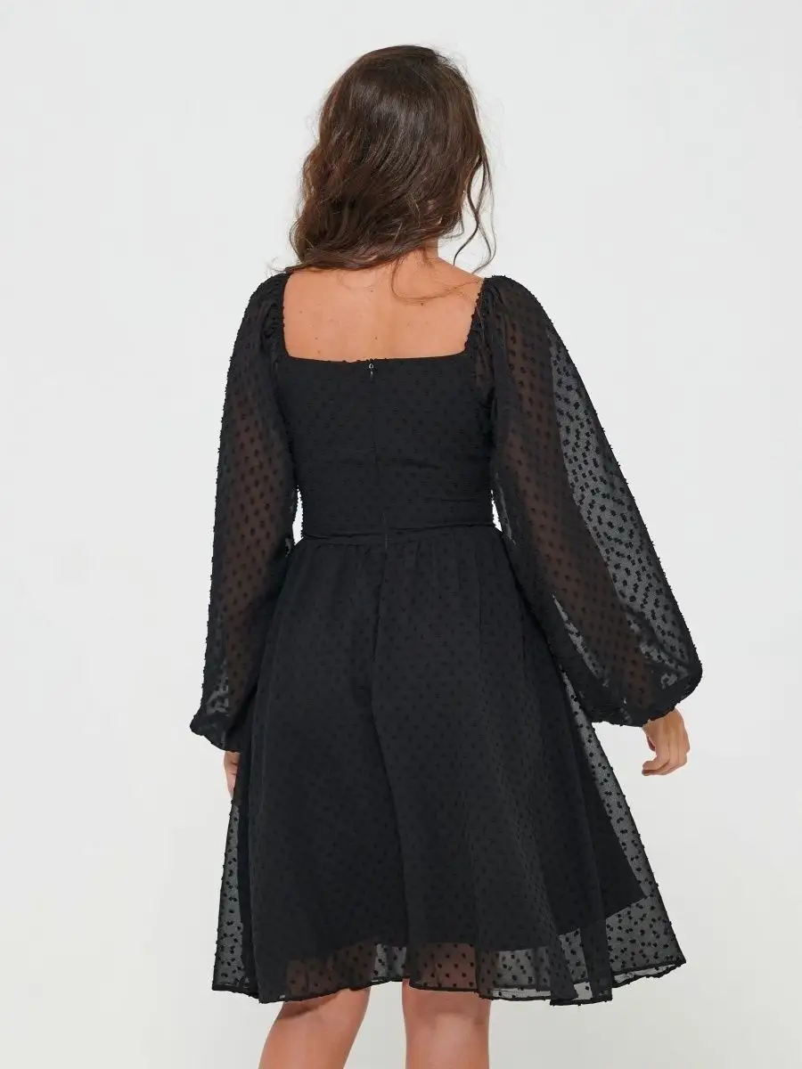 Черное платье вечернее нарядное