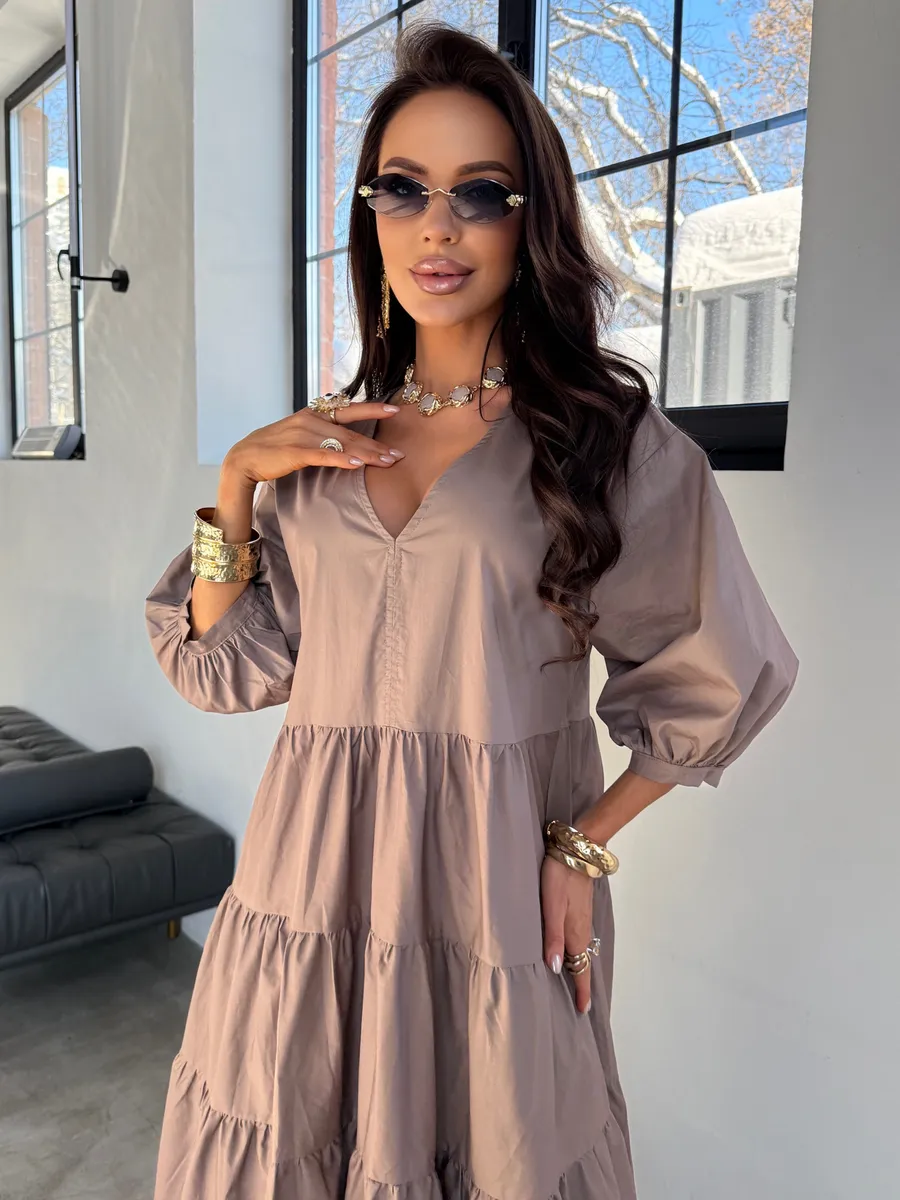 Летнее длинное платье бохо больших размеров