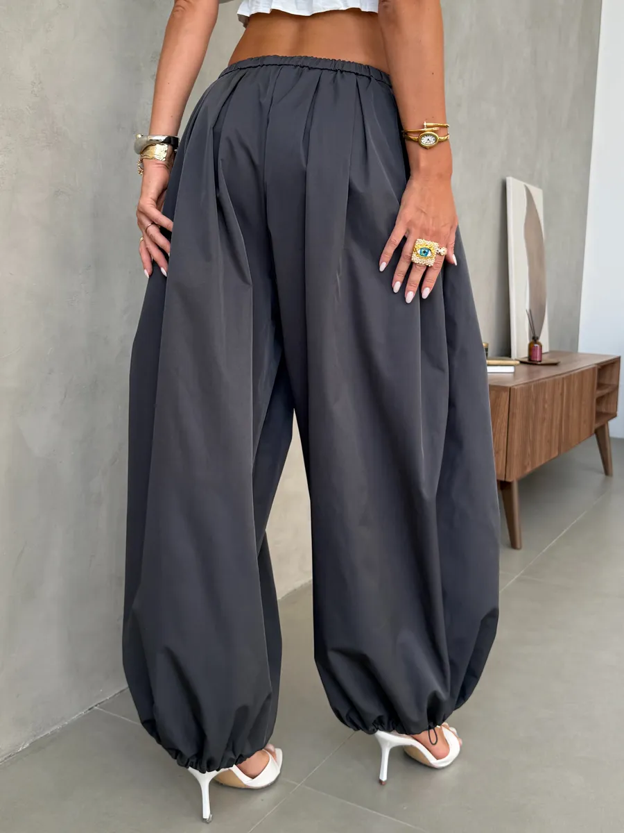 Летние широкие брюки алладины шаровары на резинке