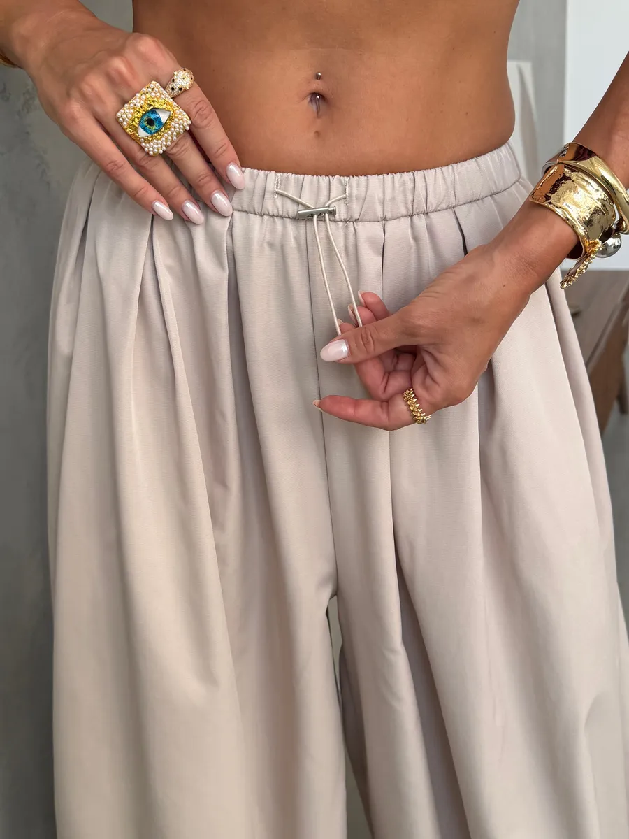 Летние широкие брюки алладины шаровары на резинке