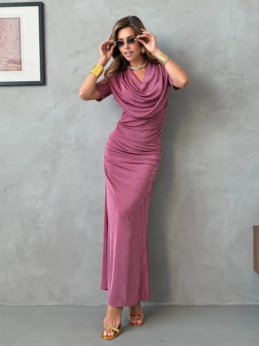 Фиолетовый праздничный костюм с юбкой нарядный на выпускной