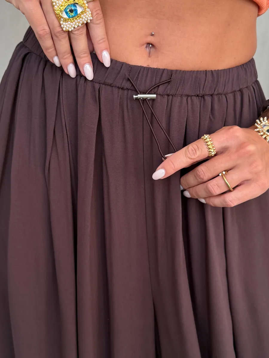 Летние легкие брюки алладины на резинке