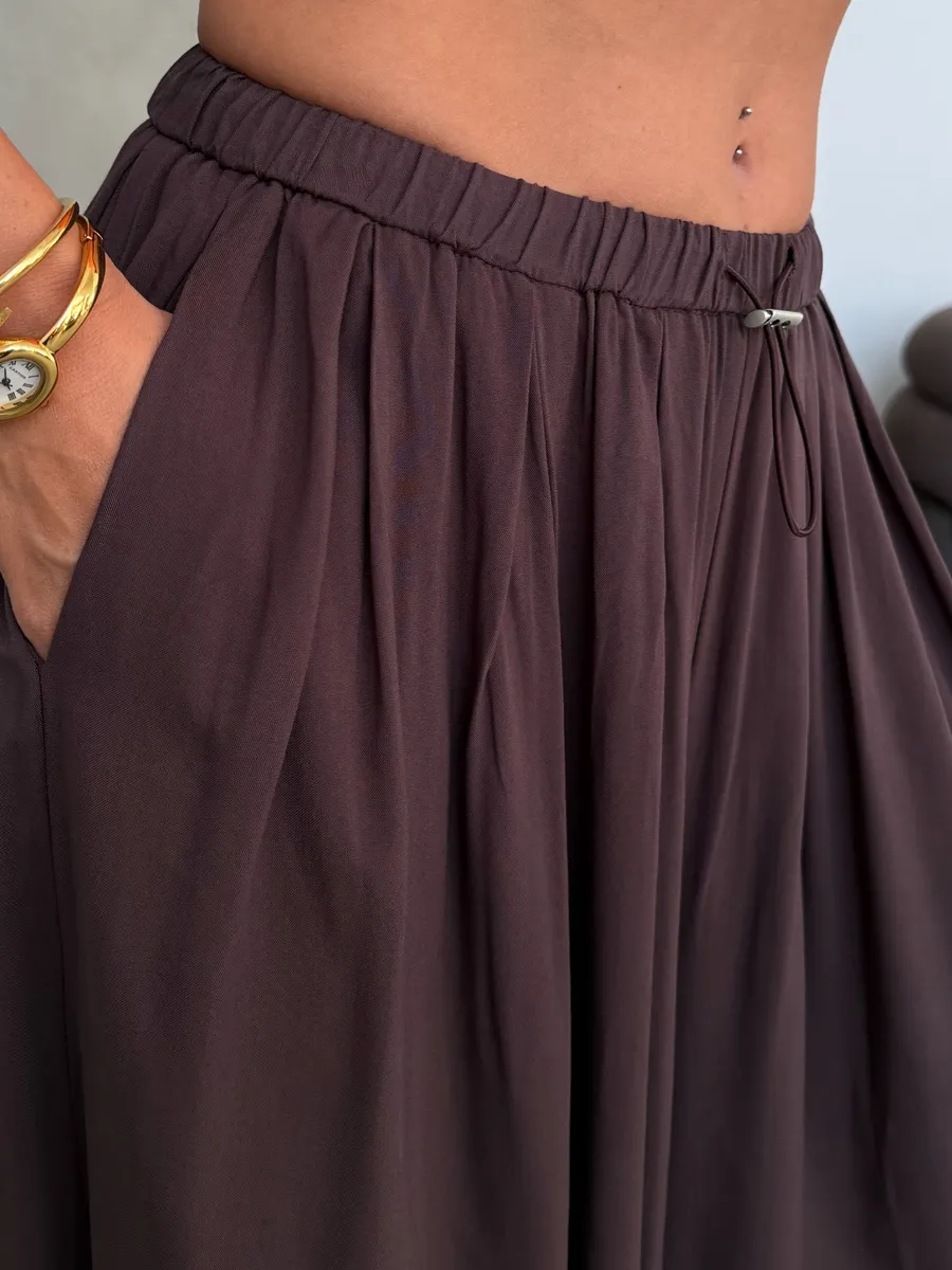 Летние легкие брюки алладины на резинке