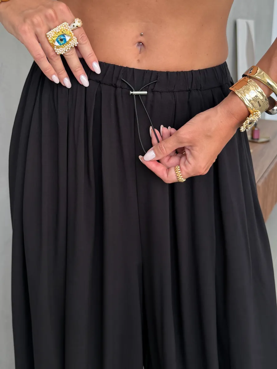 Летние легкие брюки алладины на резинке