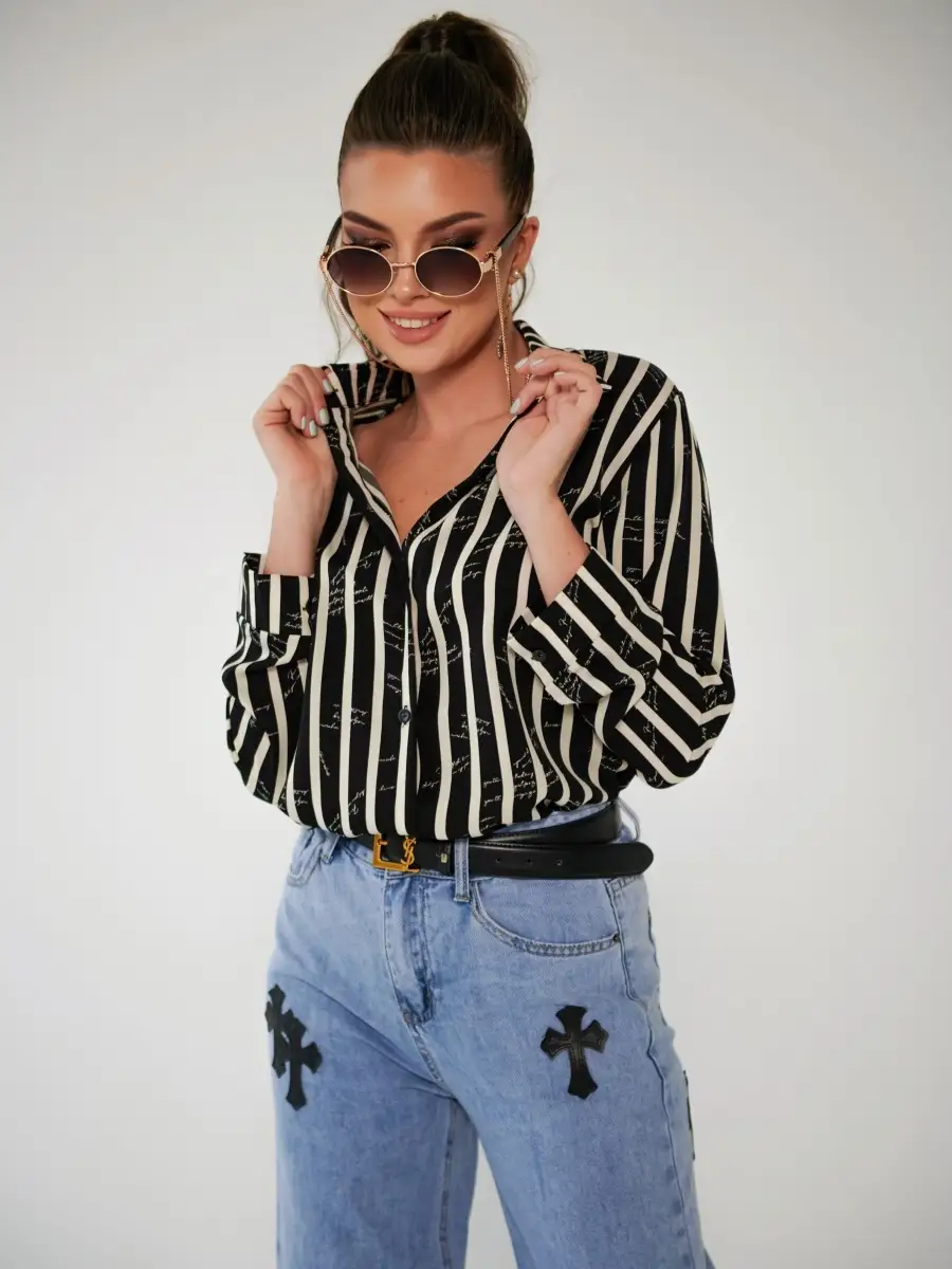 Черная блузка